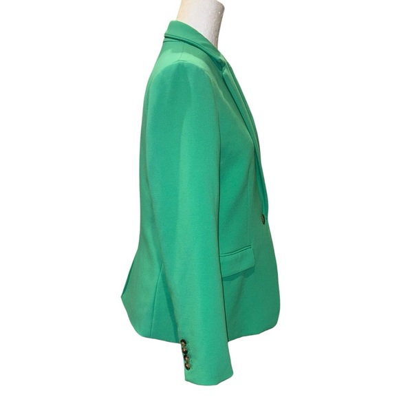 J. Crew Regent Green 4 Season Stretch Ponte Knit Blazer - 6 - Picture 6 of 13